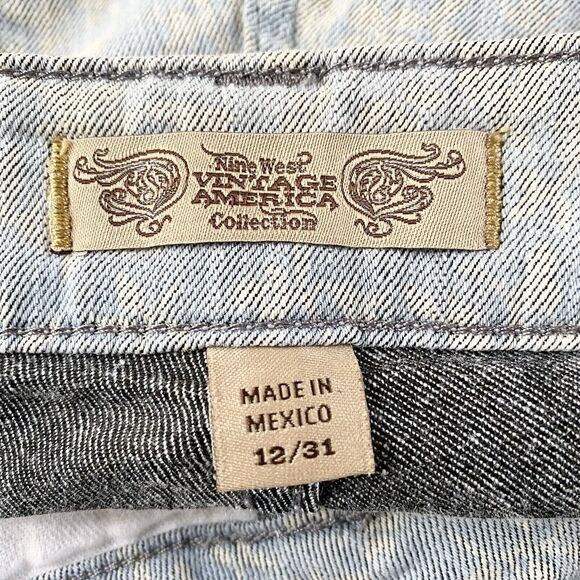 Nine West Vintage America Collection Vintage Boho Straight Size 12 /‎ 31 Jeans - Picture 9 of 11